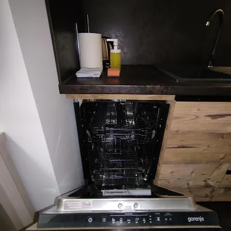 Lägenhet Mensi Apartman Resident C305 S Kuchyni